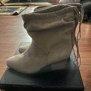Tan Booties Size 11